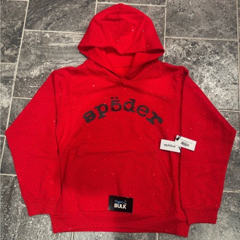 Red VVS Sp5der Hoodie
